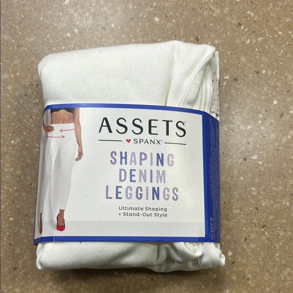 Assets By Spanx Blue Jeggings with Shaping Fit